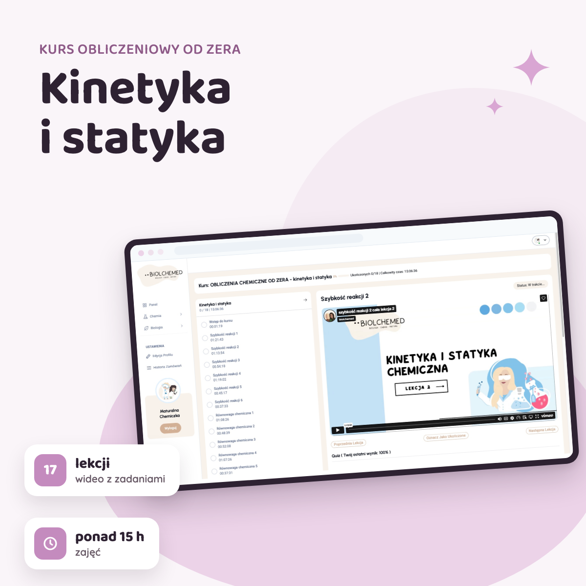 KURS OBLICZENIOWY OD ZERA - kinetyka i statyka